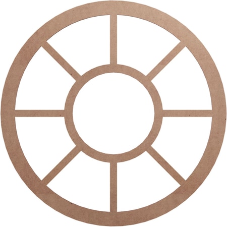 Ekena Millwork Grace Wood Fretwork Pierced Ceiling Medallion, Wood (Paint Grade), 30"OD x 10 7/8"ID x 3/8"T CMWP30X0375GRMF